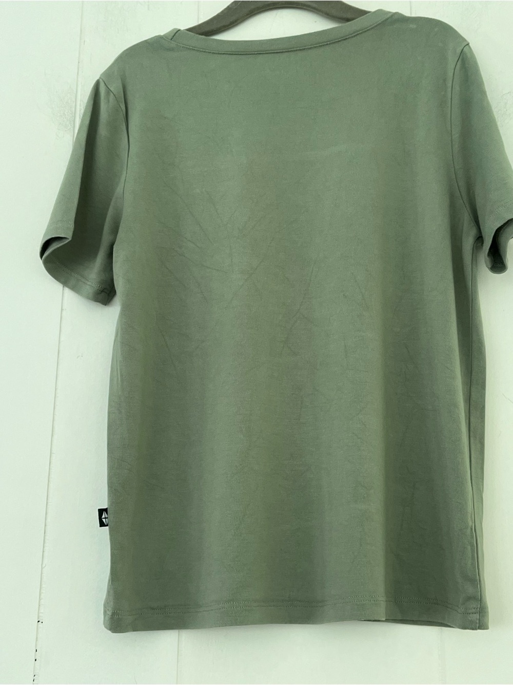 Kyte BABY Retired Thyme Green Short Sleeve Crew Neck Pocket Tee Size 7 - Picture 5 of 12